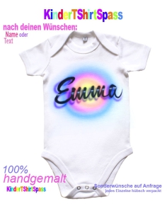 Ausgefallenes Geschenk zur Geburt Body Baby personalisiert