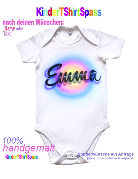 Ausgefallenes Geschenk zur Geburt Body Baby personalisiert