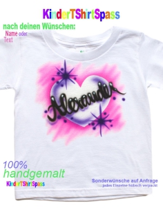 Geschenke mit Herz Herz T-Shirt mit Namen