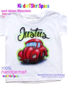 VW Käfer T-Shirt Geburtstagsshirt Kinder personalisiert