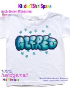 Kleine Geschenke für Kinder mit Bubble Graffiti Namen