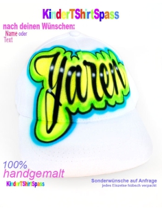 Baseballkappe Graffiti Style persönlicher Name