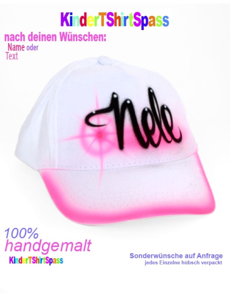 Käppi mit Wunschnamen und Stern